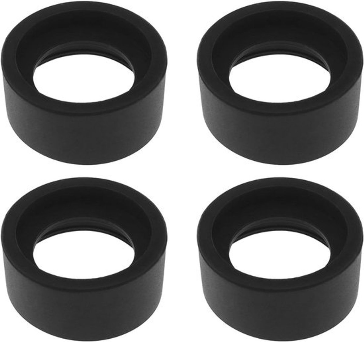 4 stuks oculair oogbekers 32-36mm - zacht rubber oogstukken voor microscoop en verrekijker