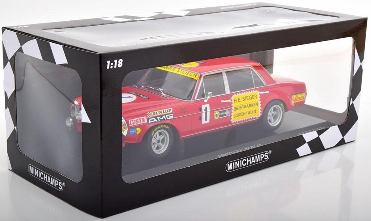 1:18 ミニチャンプス MERCEDES-BENZ 300 SEL 6.8 ADAC 24H