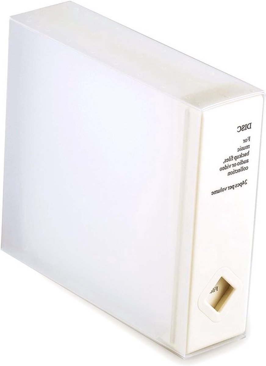 Grote CD/DVD-opbergdoos - Ruimtebesparende Organizer voor 24 Schijven, Perfect voor Auto, Kantoor en Thuis
