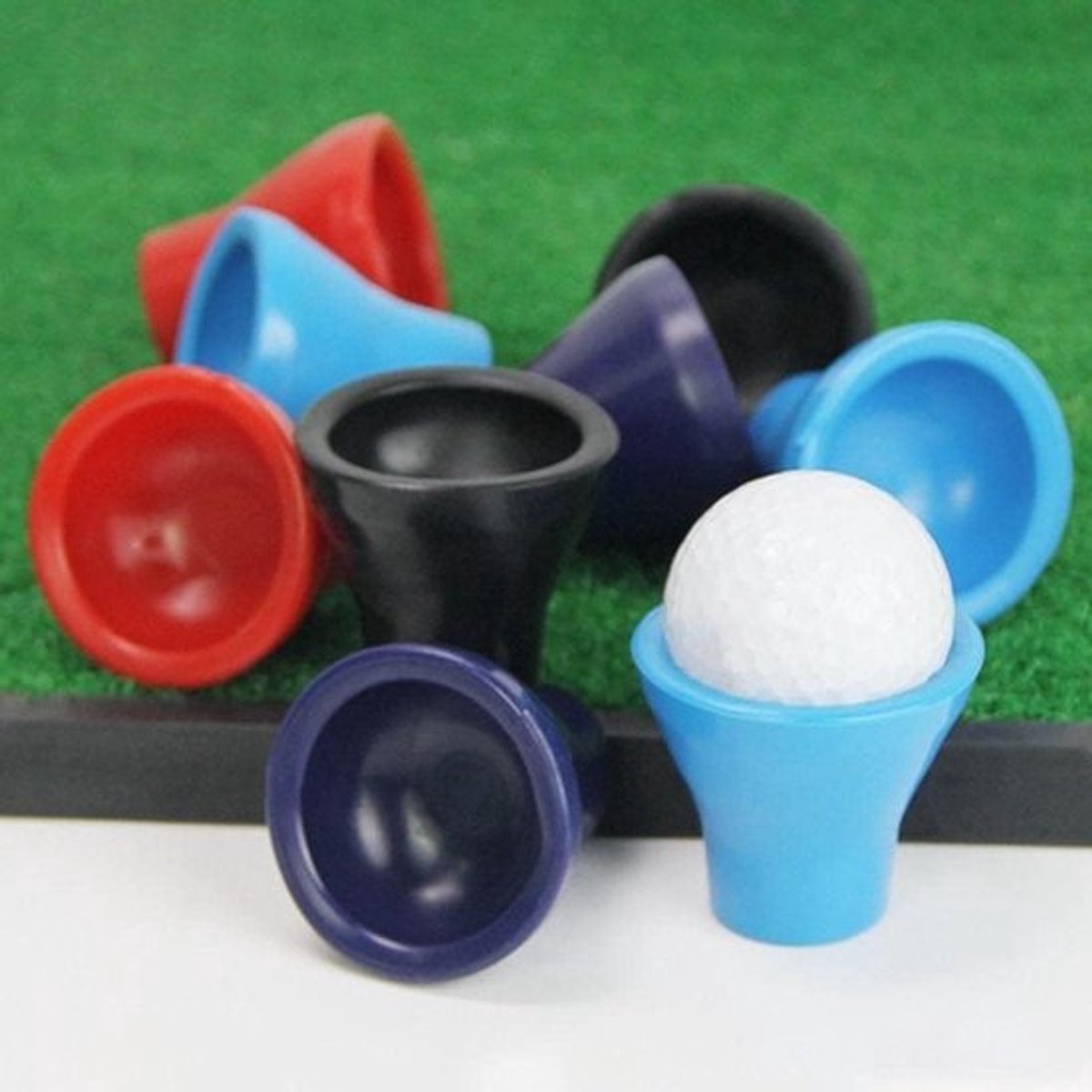 Set van 4 Golfbal Opraap Hulpmiddelen voor Putter Grip Zuignap