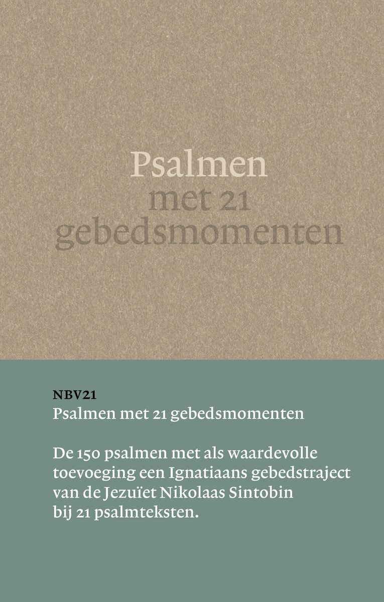 Omslag van Psalmen met 21 gebedsmomenten · NBV21