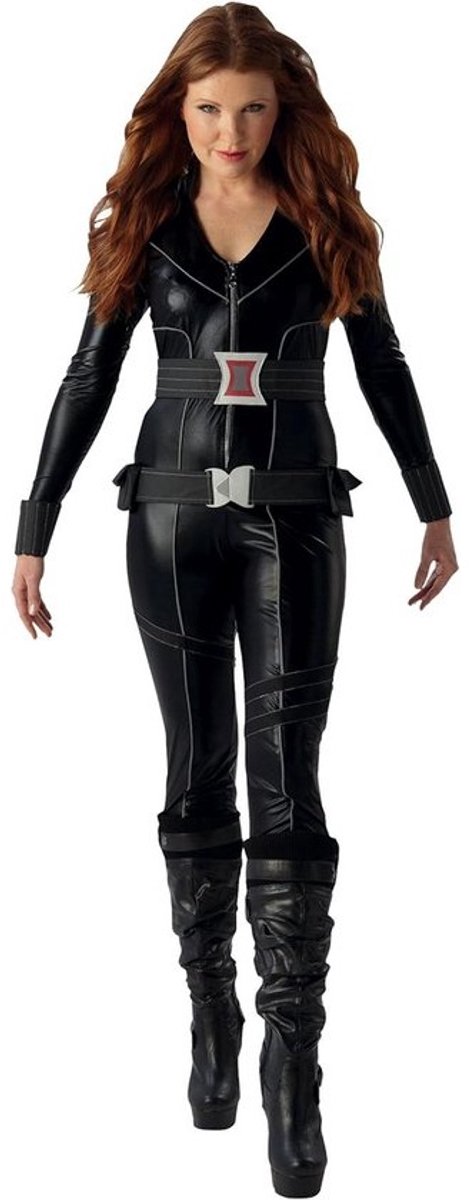 Black Widow Kostuum voor Dames - Compleet Superhelden Outfit