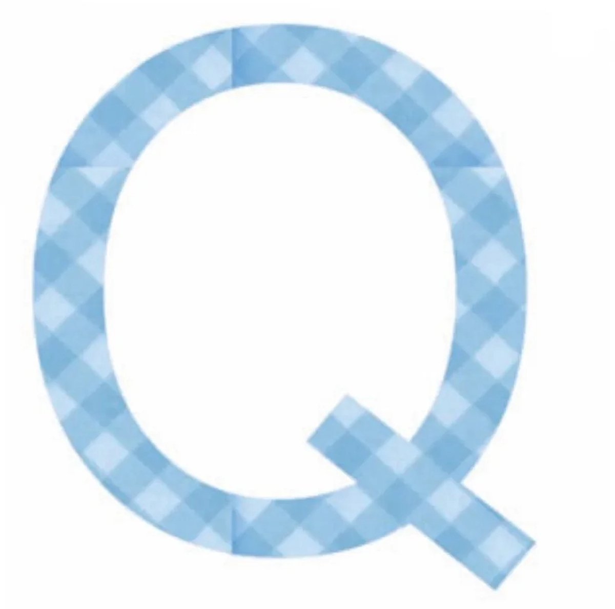 Lilipinso stickers blauwe letter q