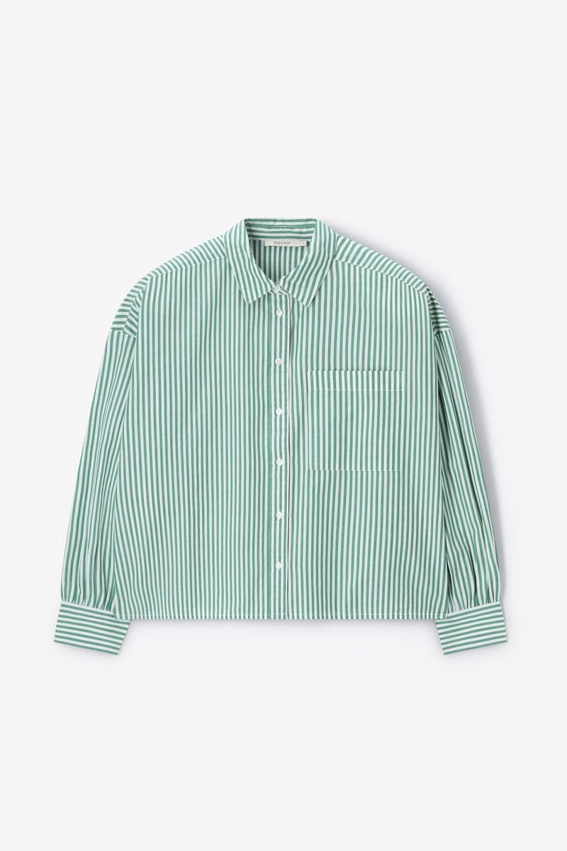 Sissy-Boy - Groene gestreepte blouse