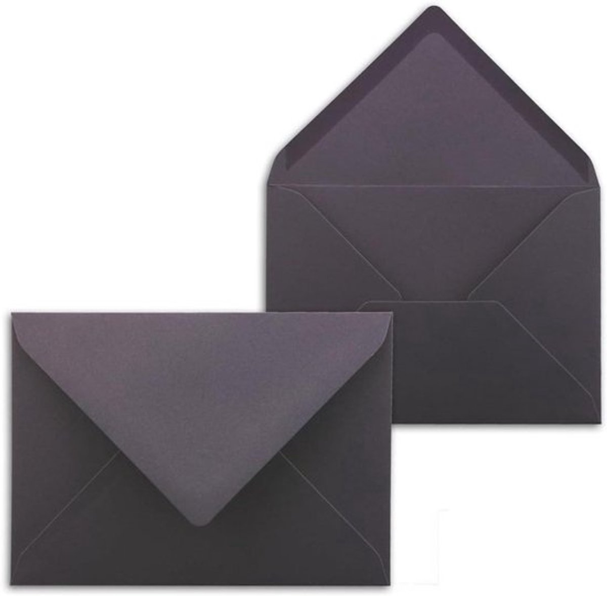 Enveloppen C6 - Briefkaarten Envelopes - Kaarten Versturen - Mat Gekleurd Papier - 114 x 162 mm - Aubergine