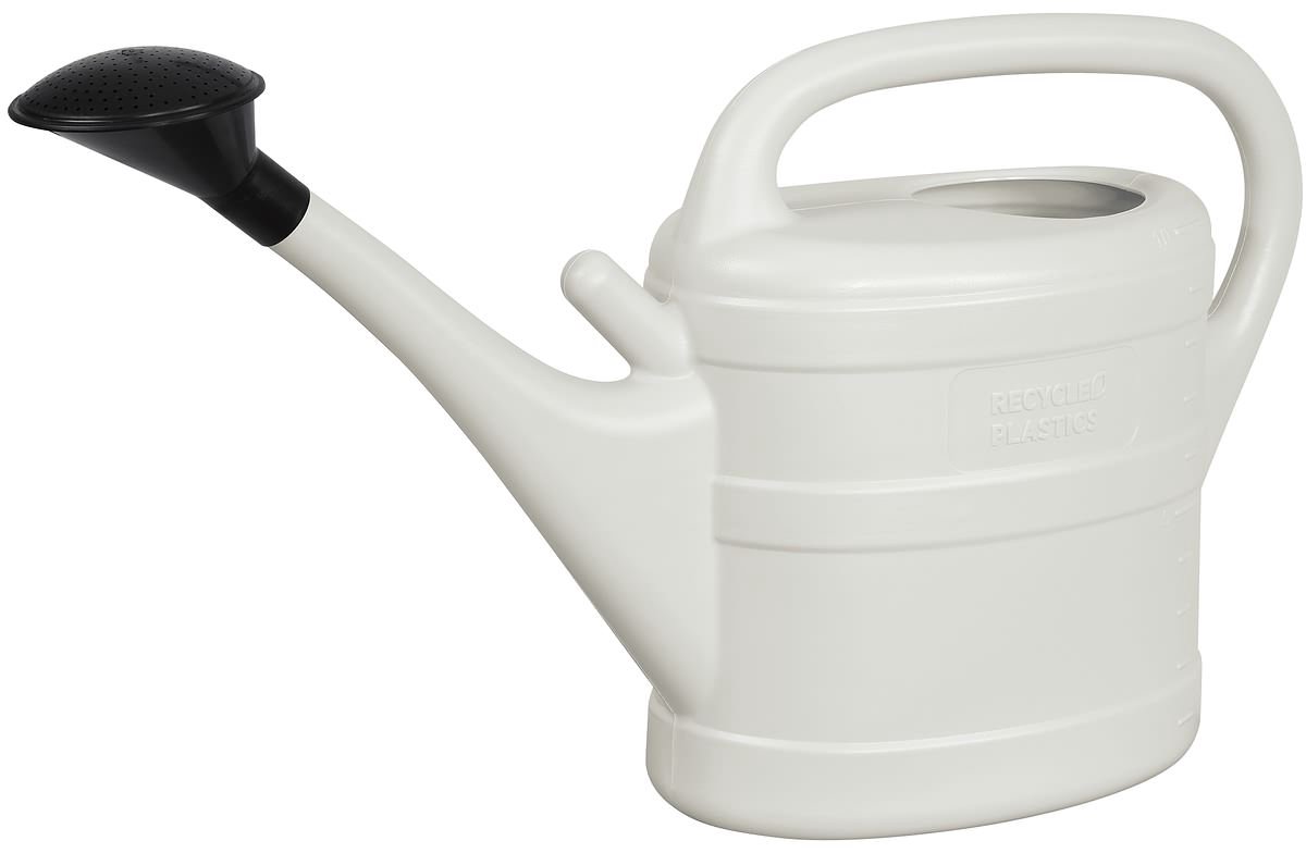 Geli Gieter Lichtgrijs 10 liter met Opsteekhouder - Kunststof