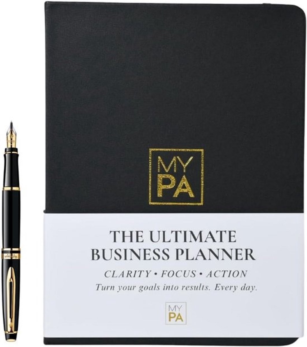Productiviteitsplanner 12 maanden - Tijdmanagementsysteem voor zakelijke planning, doelen stellen en gewoontetraining