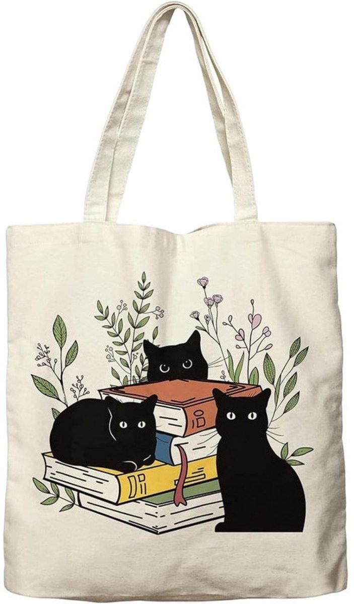 Grote Canvas Shopper Tas voor Dames - Duurzaam en Stijlvol