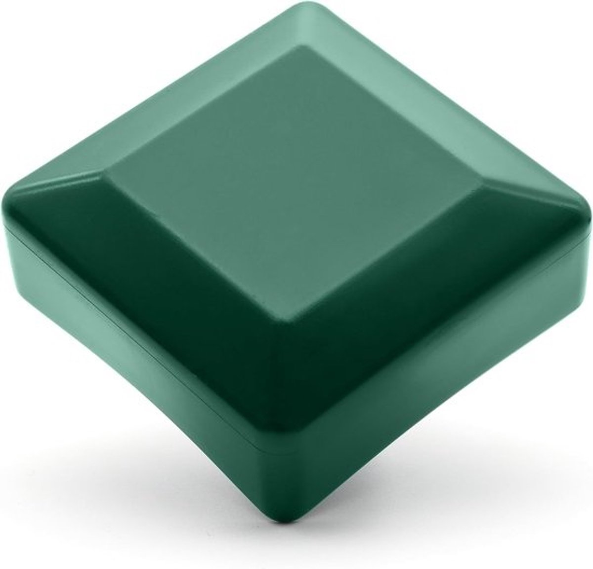 Paalkappen Set - Hekpaal Afdekking - Buiten Bescherming - Vierkante Vorm - 70 x 70 mm - Groen