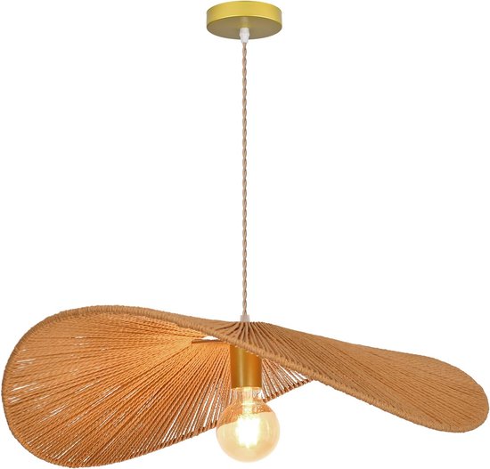 Rotan Kroonluchter In Boheemse Stijl, Modern Design, Geschikt Voor Slaapkamers, Woonkamers En Eetkamers In Landelijke Stijl. van Flintry — afbeelding 3