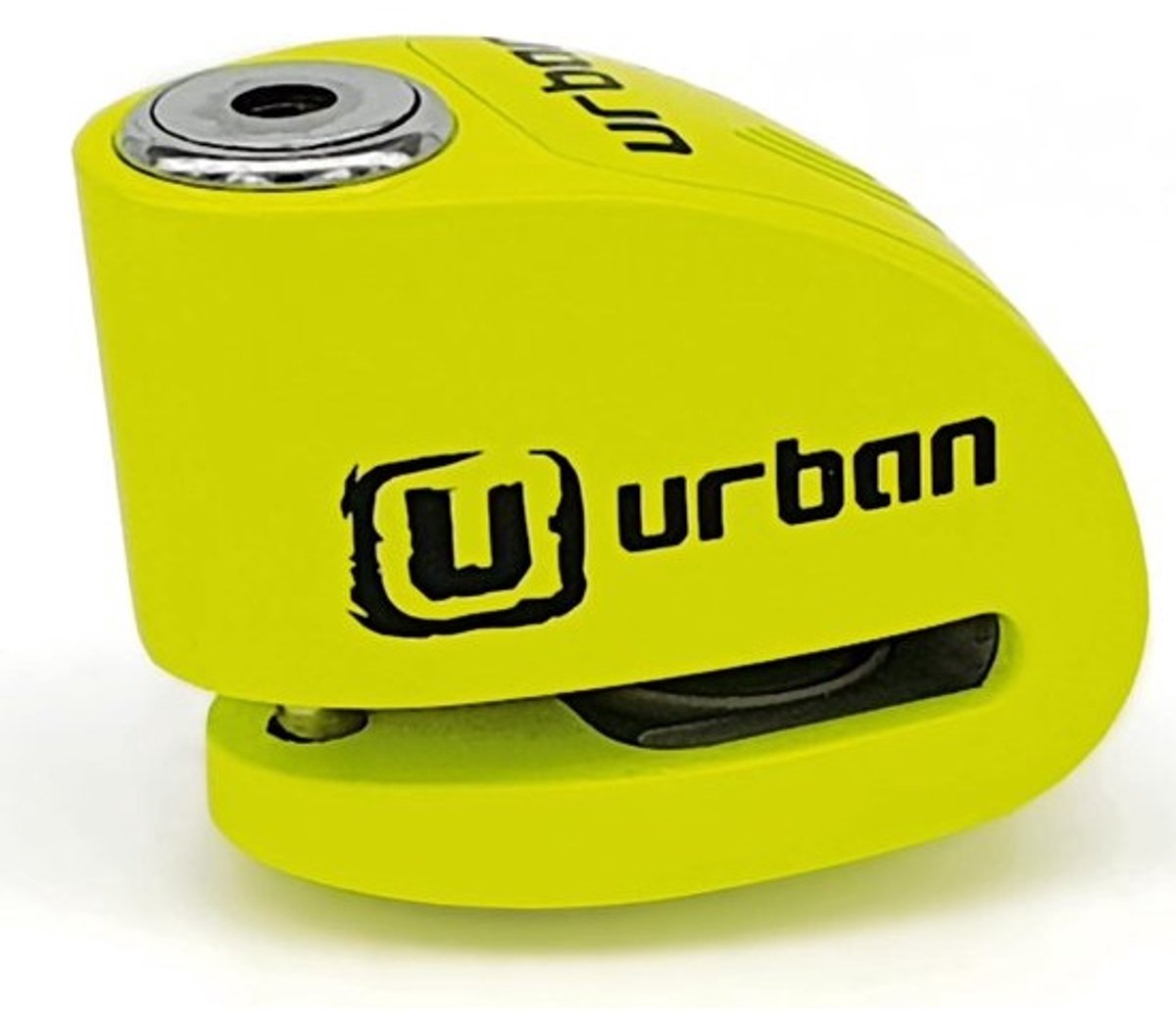 Antidiefstal motorfiets remschijfslot met alarm, 120 dB, waterdicht, universeel, 6 mm, geel