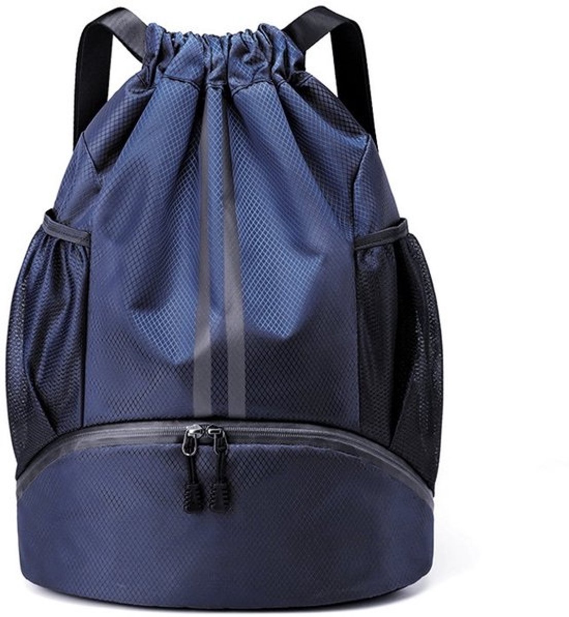 Zwemtas met Trekkoord - Sporttas Gymtas - Zwemmen en Sport - Apart Schoenenvak - 47 x 32 cm - Niet gespecificeerd