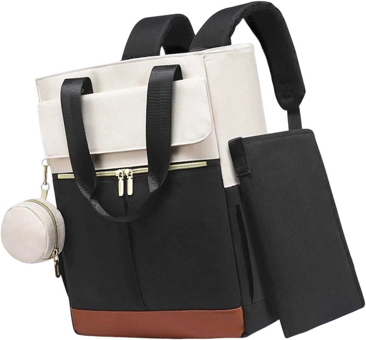 Luierrugzak - Baby tas - Reis Organisatie - Waterbestendige stof - 35 x 24 x 11 cm - Afgebeeld