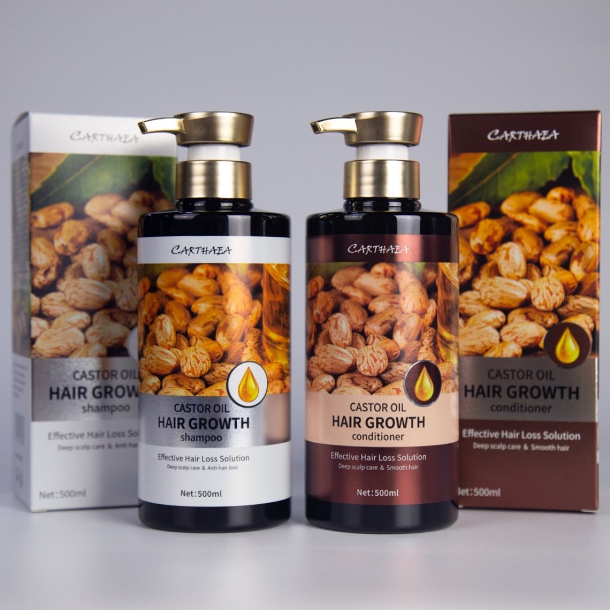 Hair Shampoo castor oil hari growth 500ml