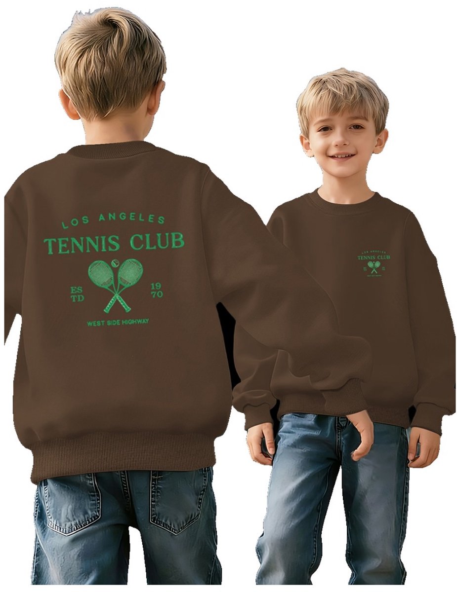 Currero Sweater Jongens Sweaters Sweatshirt Hoodie Warme Trui Pullover Jumper Crewneck Vest 1-2 Jaar Bruin