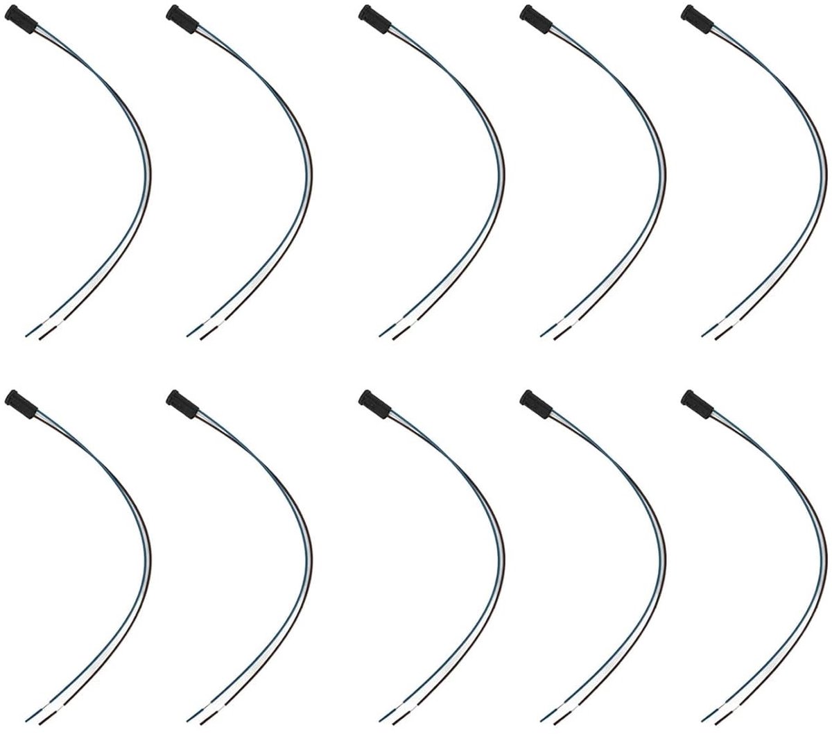 G4 LED Lampenhouder - 10 Stuks Siliconen Connectoren voor LED en Halogeen Lampen, Geschikt voor MR16 en MR11