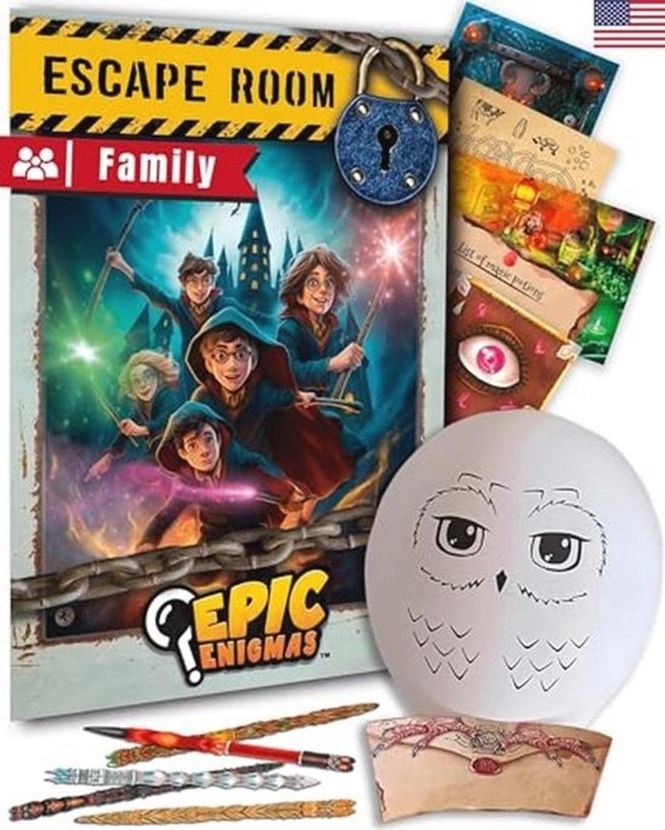 Spannend Familiebordspel met Raadsels voor Kinderen | Escape Room Thuis | Voor 1-25 Spelers