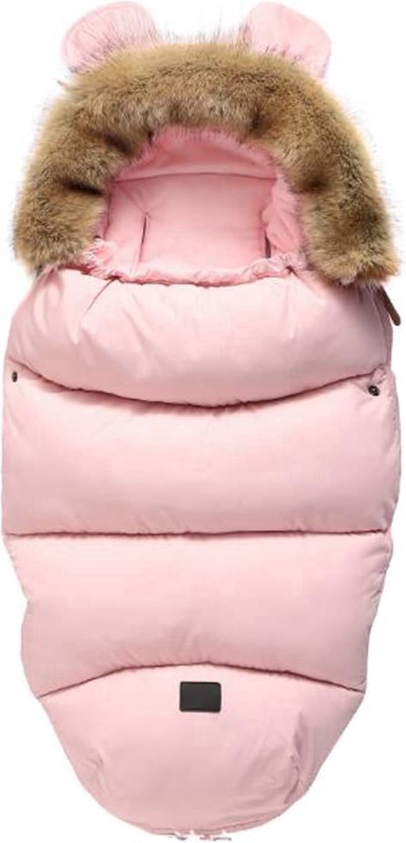 Voetenzak voor Autstoel & Kinderwagen-buggy-voor Maxi Cosi-Buitenwaterdicht en winddicht-Footmuff-Polyester-roze