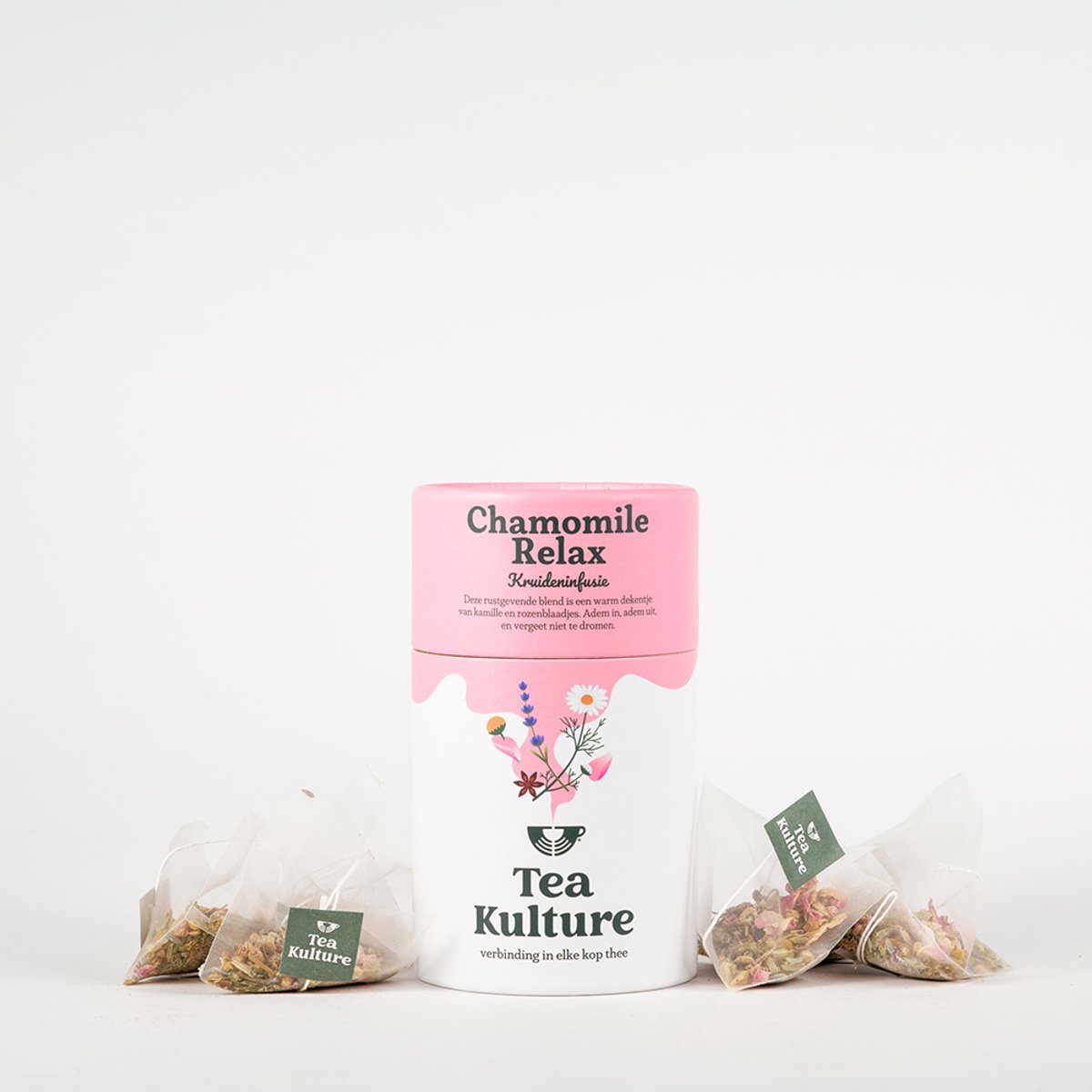 Tea Kulture Chamomile Relax - 15 Theezakjes - Kruidenthee met Kamille en Lavendel