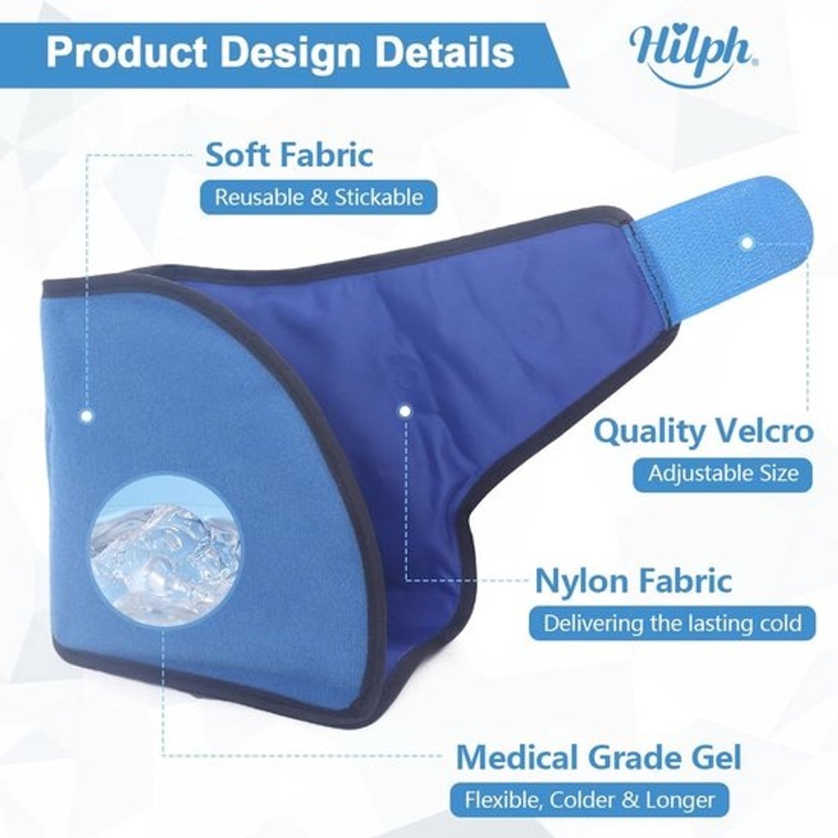 Koelpads voor voeten en enkels voor pijnverlichting bij sportblessures