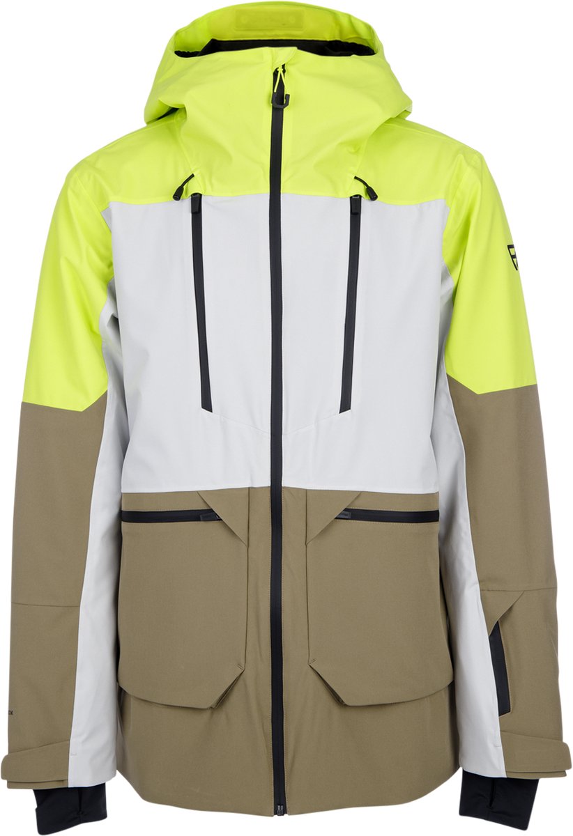 Brunotti Biride Skijas Heren Dusky Ski Jas Wintersport 20K Ademend Recco 3M Thinsulate Groen