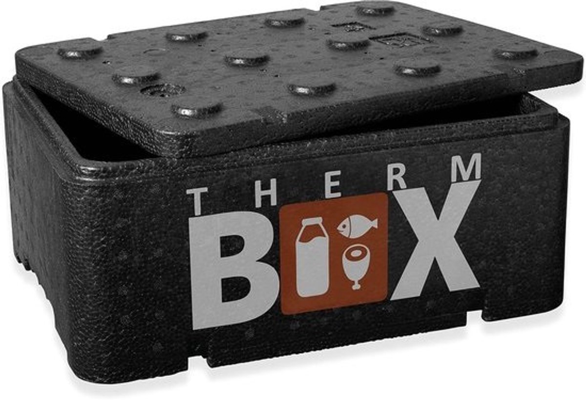 SnelShoppen - Therm Box Professionele Piepschuimboxen - Stapelbaar - 12 tot 46 Liter - Warmhoudbox - Koelbox - Thermocontainer - Robuust en Stabiel vo