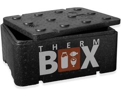 SnelShoppen - Therm Box Professionele Piepschuimboxen - Stapelbaar - 12 tot 46 Liter - Warmhoudbox - Koelbox - Thermocontainer - Robuust en Stabiel vo
