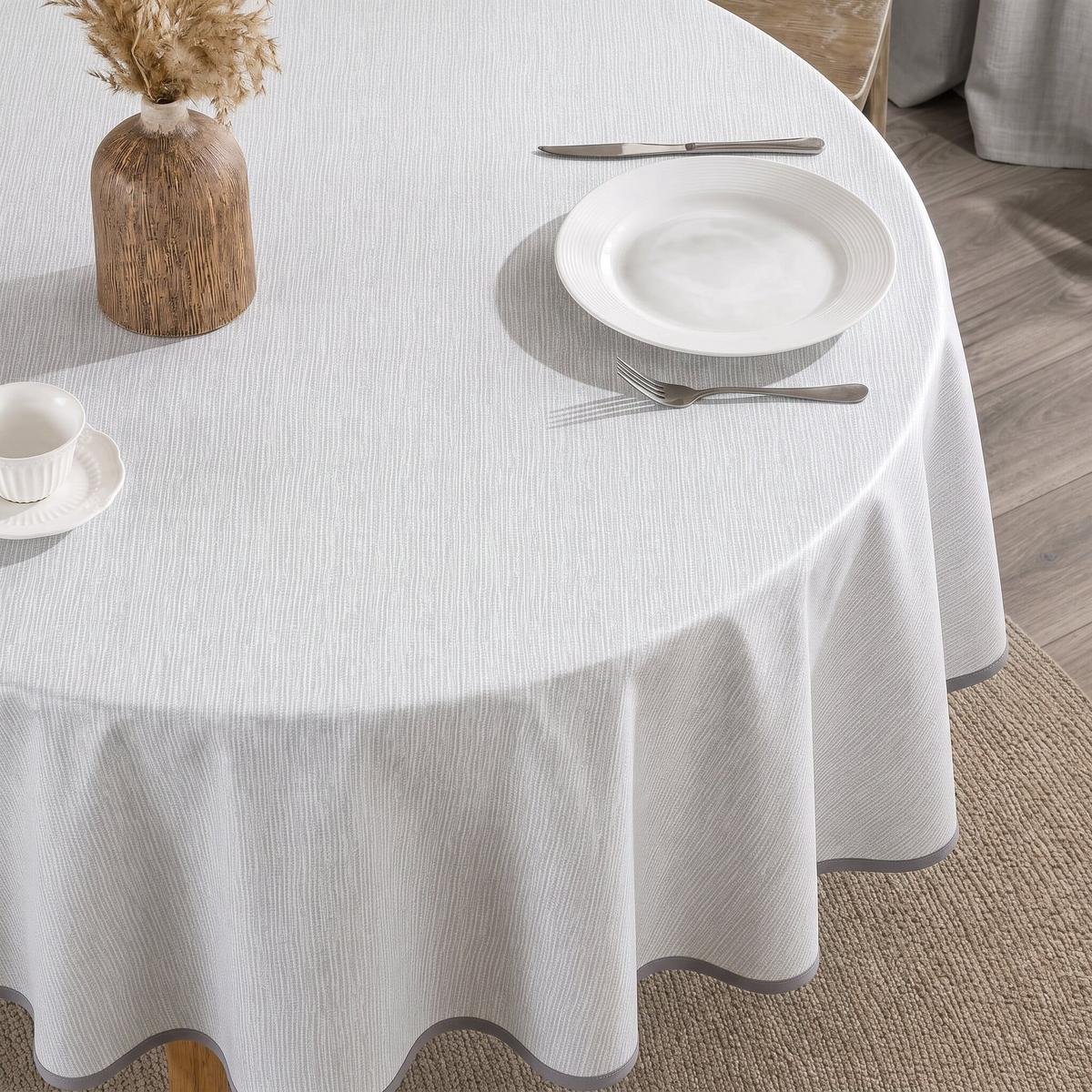 Rond Tafelzeil Namaste Earl Grey - 160cm