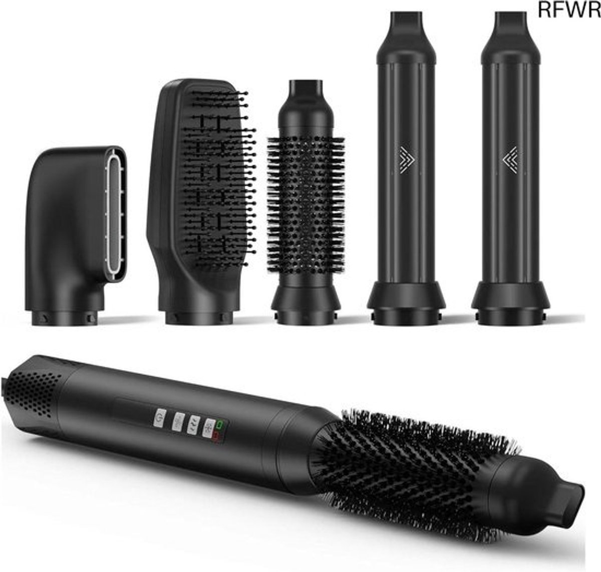 RFWR® 5-in-1 Föhnborstel en Haarstyler voor Krullen en Volume