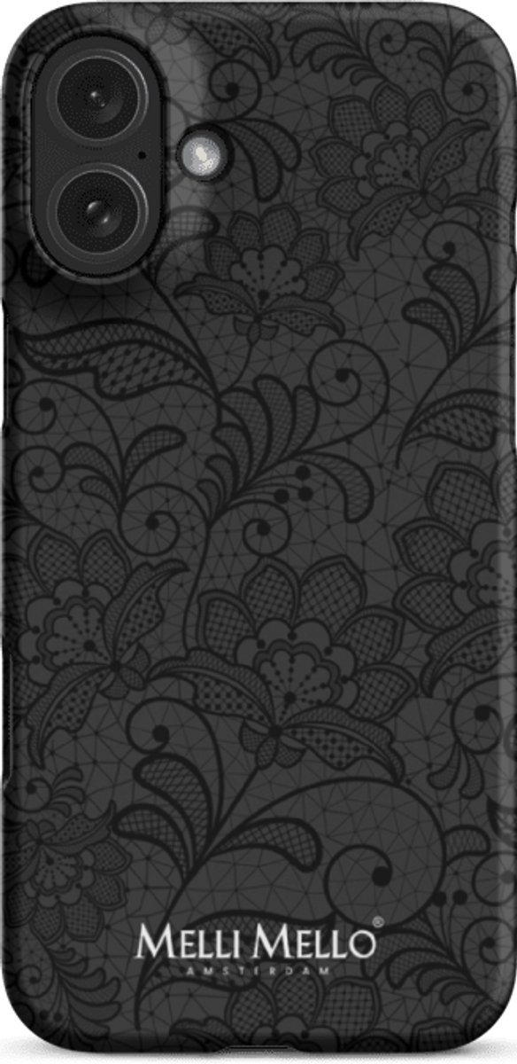 Melli Mello Telefoonhoesje Midnight Lace (Hard Case) - Apple iPhone 16 Plus