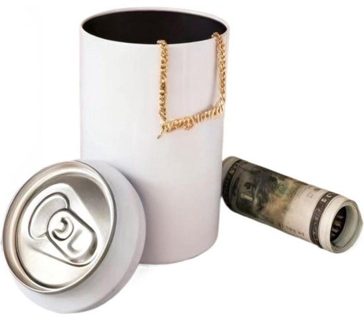 Geheime Kluis - Verborgen Box - Waardevolle Spullen Opslaan - Realistisch Drankblikje - 9 x 8 x 9 cm