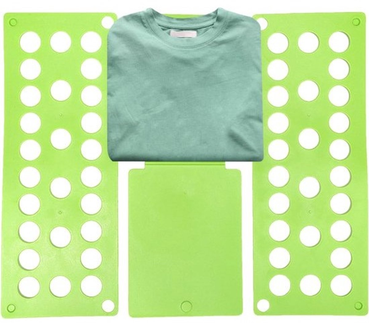 Opvouwbare kledingplank - Wasmap Sorteerder - Kleding Snel Vouwen - Verstelbaar Ontwerp - 40x48cm - Groen