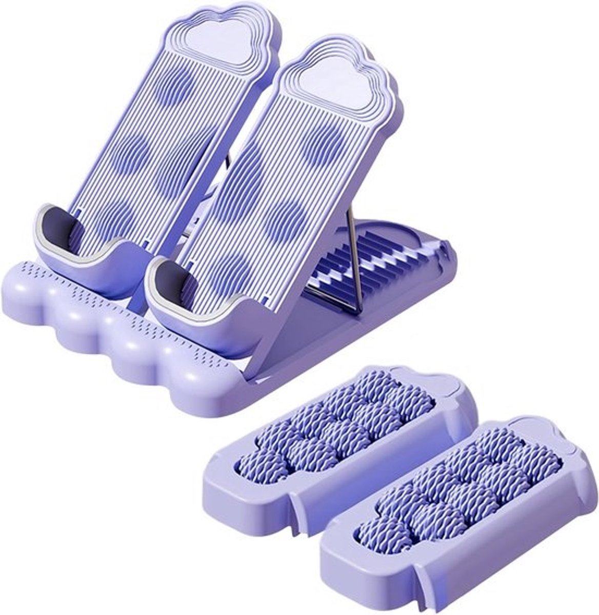 Voetmassage Roller - Massage Hulpmiddel - Spierontspanning Bevorderen - 12 Instelbare Drukopties - 38 x 29 x 9 cm - Zwart