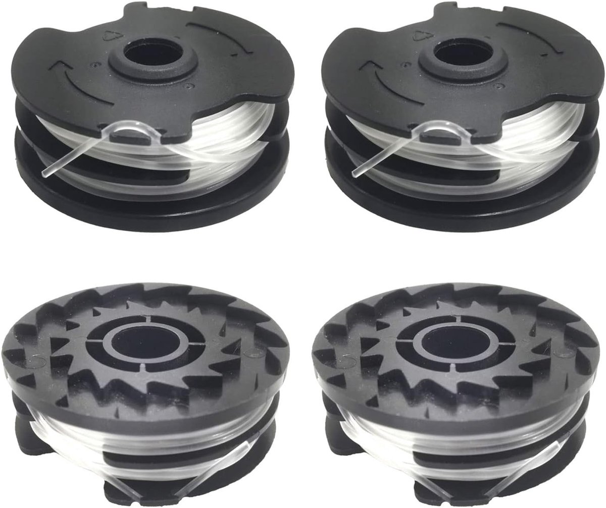 Vervangspoelen voor Grastrimmer, 30ft 0,065" Draad, Geschikt voor Parkside PRT 550 A1, PRT 550 A3 en PRTA 20-Li B2 (4 Stuks)