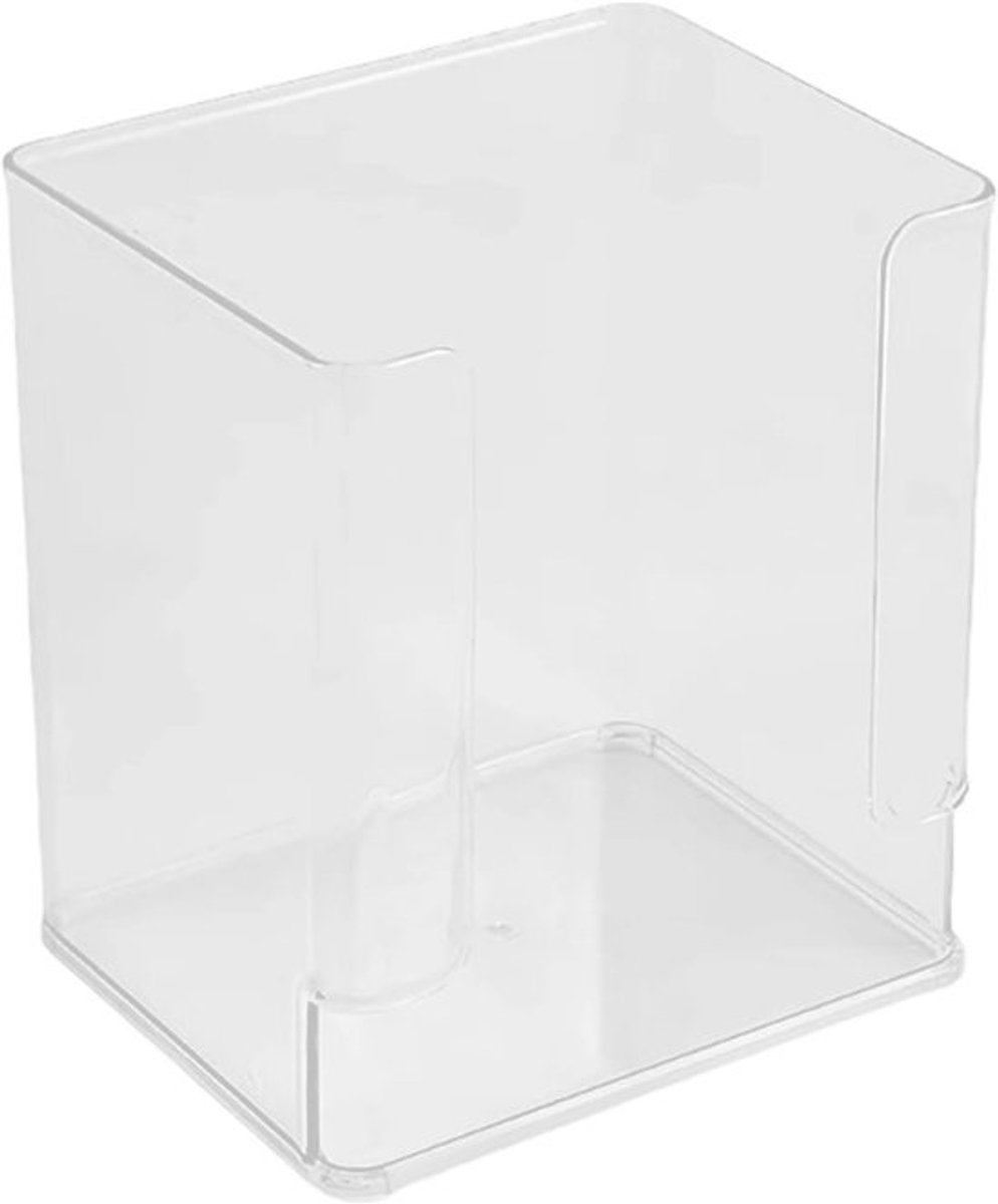 Make-up Opbergbak - Cosmetica Organizer - Bureau Organiseren - U-vormige Opening - 20.5x17.7x14.7cm - Transparant