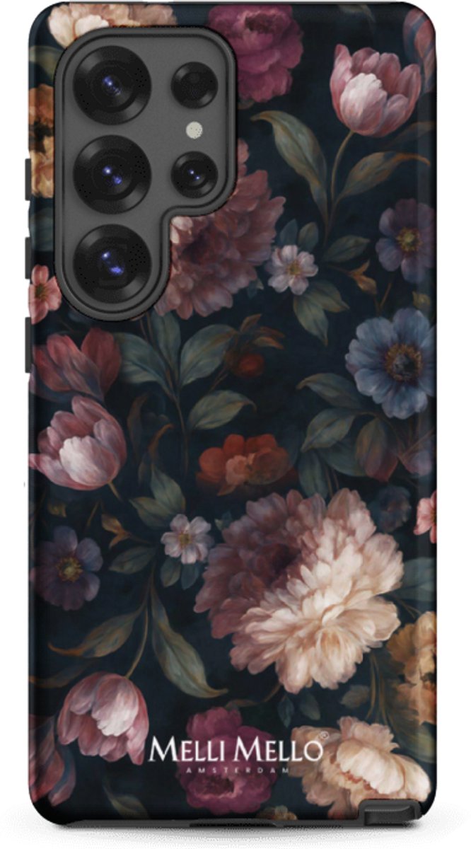 Melli Mello Telefoonhoesje Noir Bloom (Tough Case) - Samsung Galaxy S25 Ultra