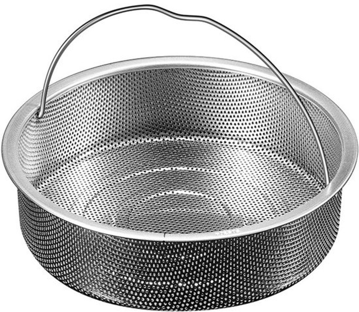 Keuken stoommand - Groente stomer - Gezond koken - Optimale stoomcirculatie - 22 cm diameter - Zilver