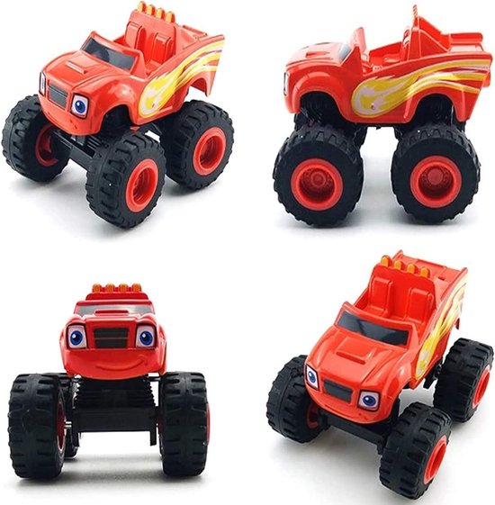 6 stuks monster machine speelgoedautos - Mini machine speelgoed truckset - Machine speelgoed step - Geen batterijen nodig - Geschikt voor kinderen van 3-6 jaar van Autrucker — afbeelding 4