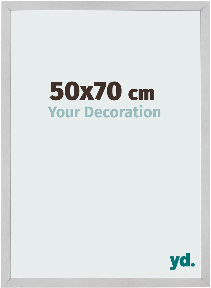 Your Decoration - Fotolijst 50x70 cm - MDF - Edelstaal - Bologna