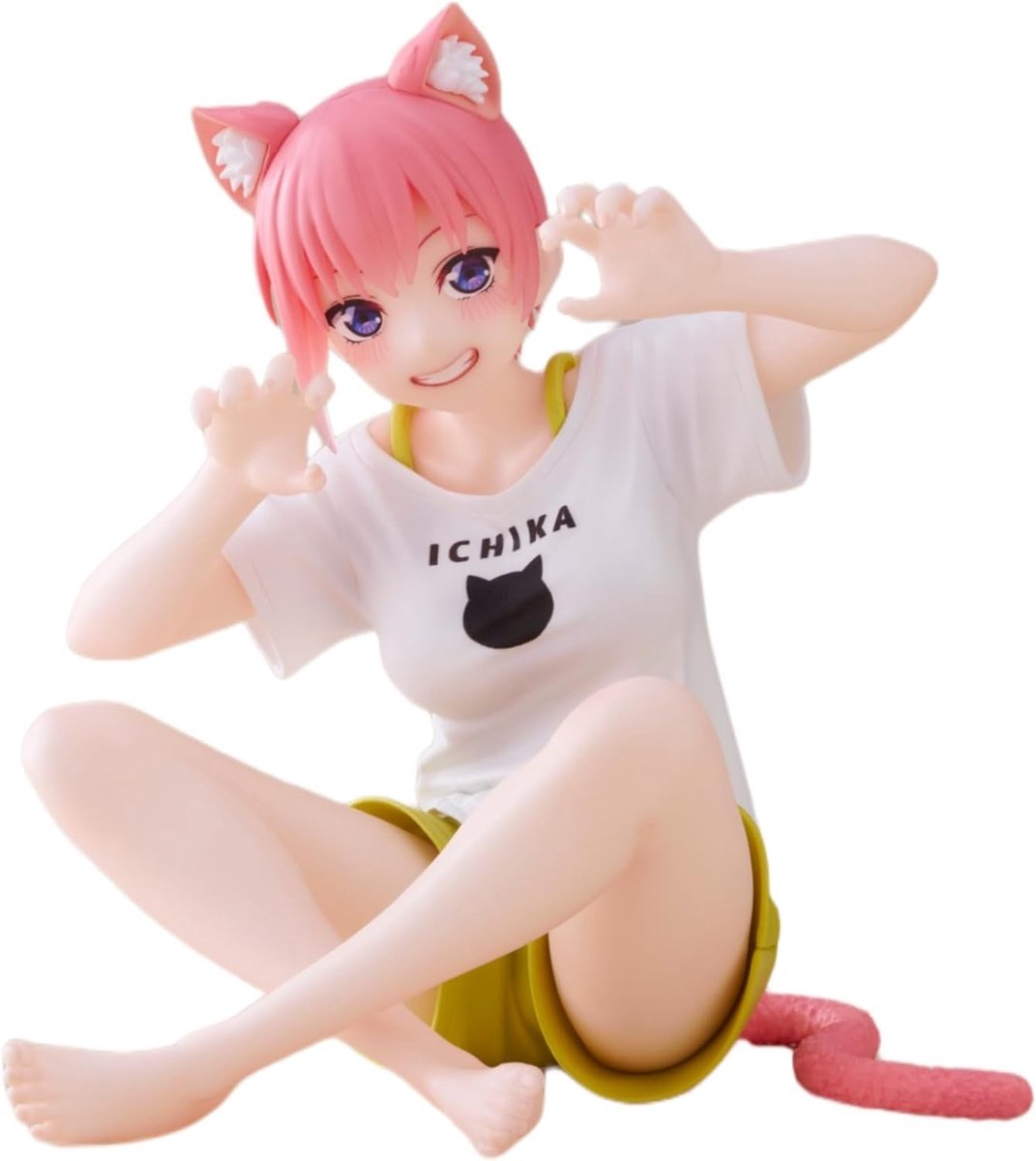 The Quintessential Quintuplets 2 Desktop Cute Figure - Ichika Nakano (Newly Written Cat Roomwear Ver.)