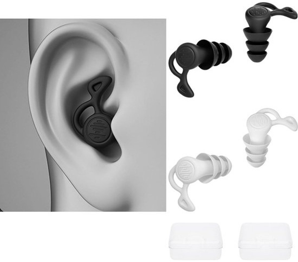Waterdichte Silicone Oordoppen Volwassenen - Herbruikbare Oorbescherming voor Watersporten en Douchen