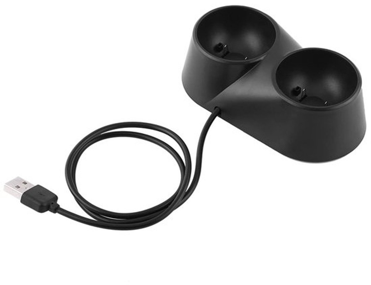 Store_9 - Games VR - Dual Dock Laadstation - Handig en efficiënt - Zwart - Oplaadstation voor VR-afstandsbedieningen - Ideaal voor gamers - Compact...