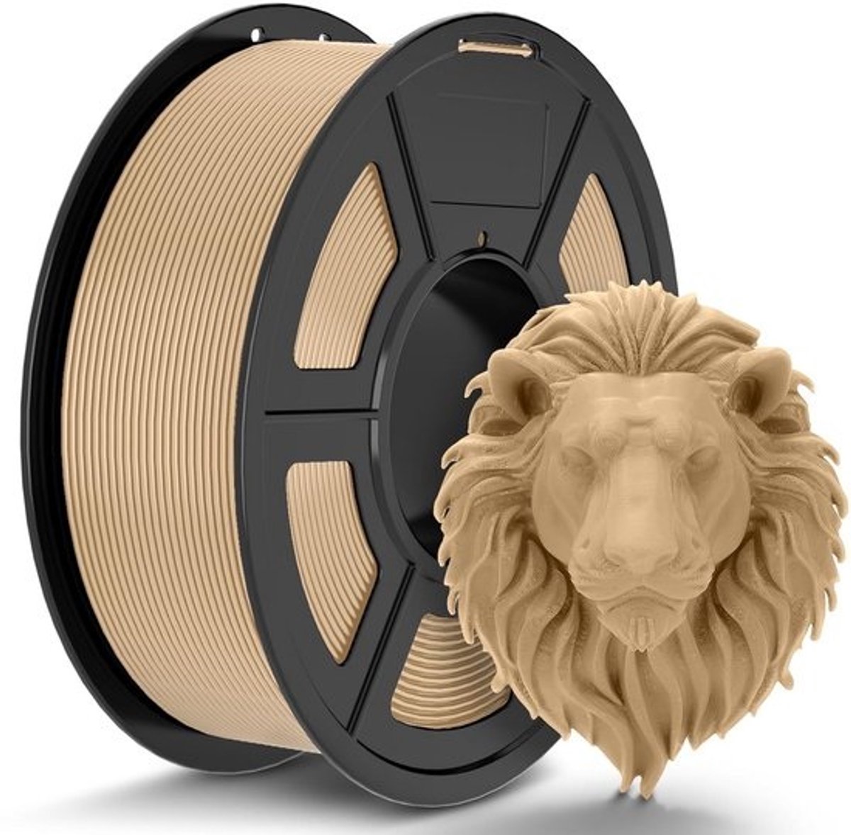 PLA 3D Printer Filament 1.75mm Hout 1kg, Hoge Maatnauwkeurigheid voor FDM Printers
