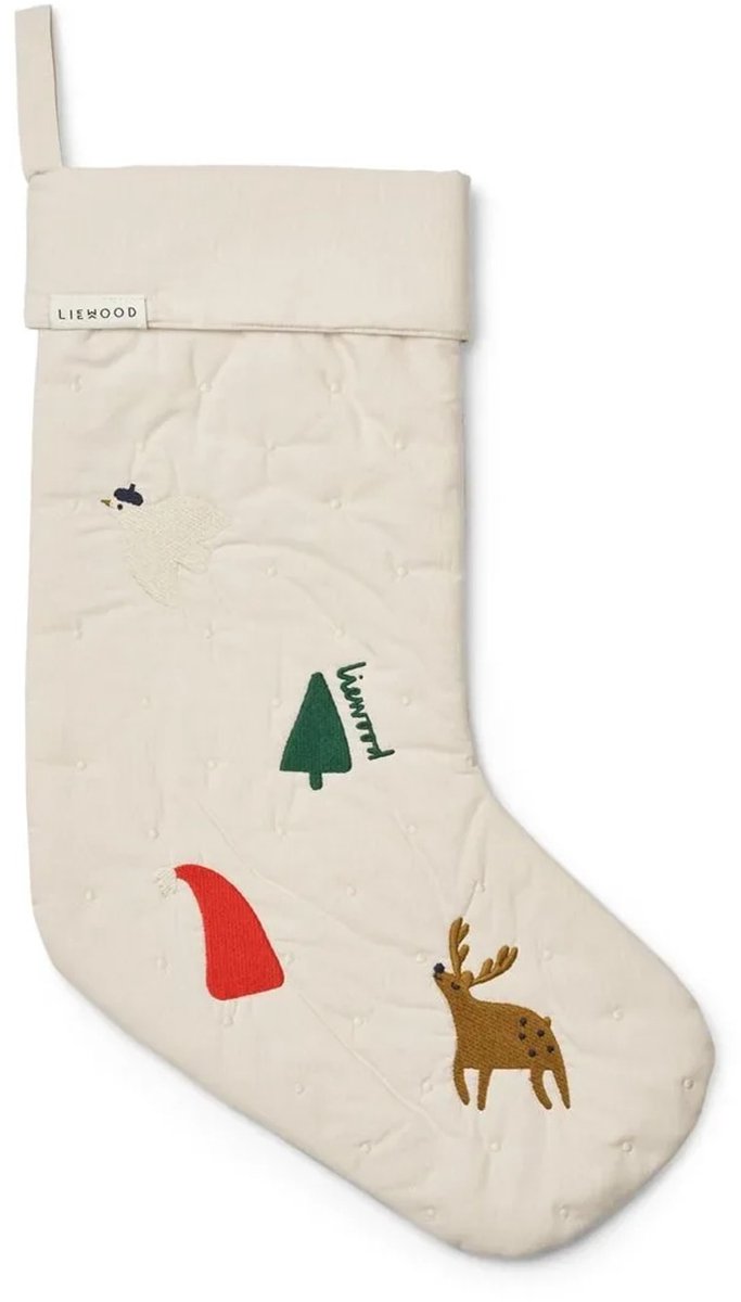 Liewood kerstsok van biologisch katoen – Basil