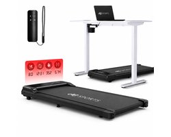 AJ-Sports Loopband - Walking pad - Krachtige 1.0 PK Motor - Hardloopband - Wandelband - Treadmill - 8 Programma's - 99% Voorgemonteerd - De perfecte Loopband voor onder het Bureau - Fitness - Sport
