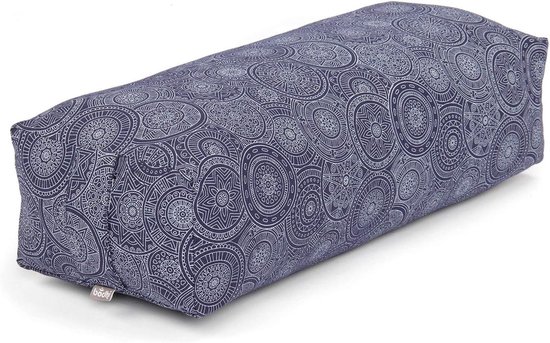 Yoga Hulpmiddel - Ondersteunend Kussen - Ontspannende Houdingen - Wasbare Katoenen Hoes - 60 x 25 x 17 cm - Ecru — afbeelding 4