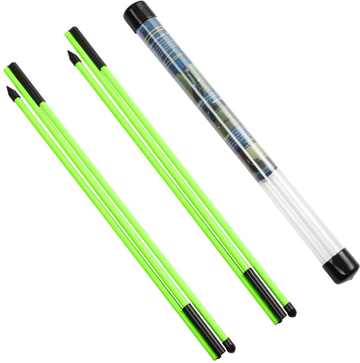 Rhino Valley Golf Alignment Sticks Set,2 Stuks Golf Uitlijningssticks,Groen - ShopVlot