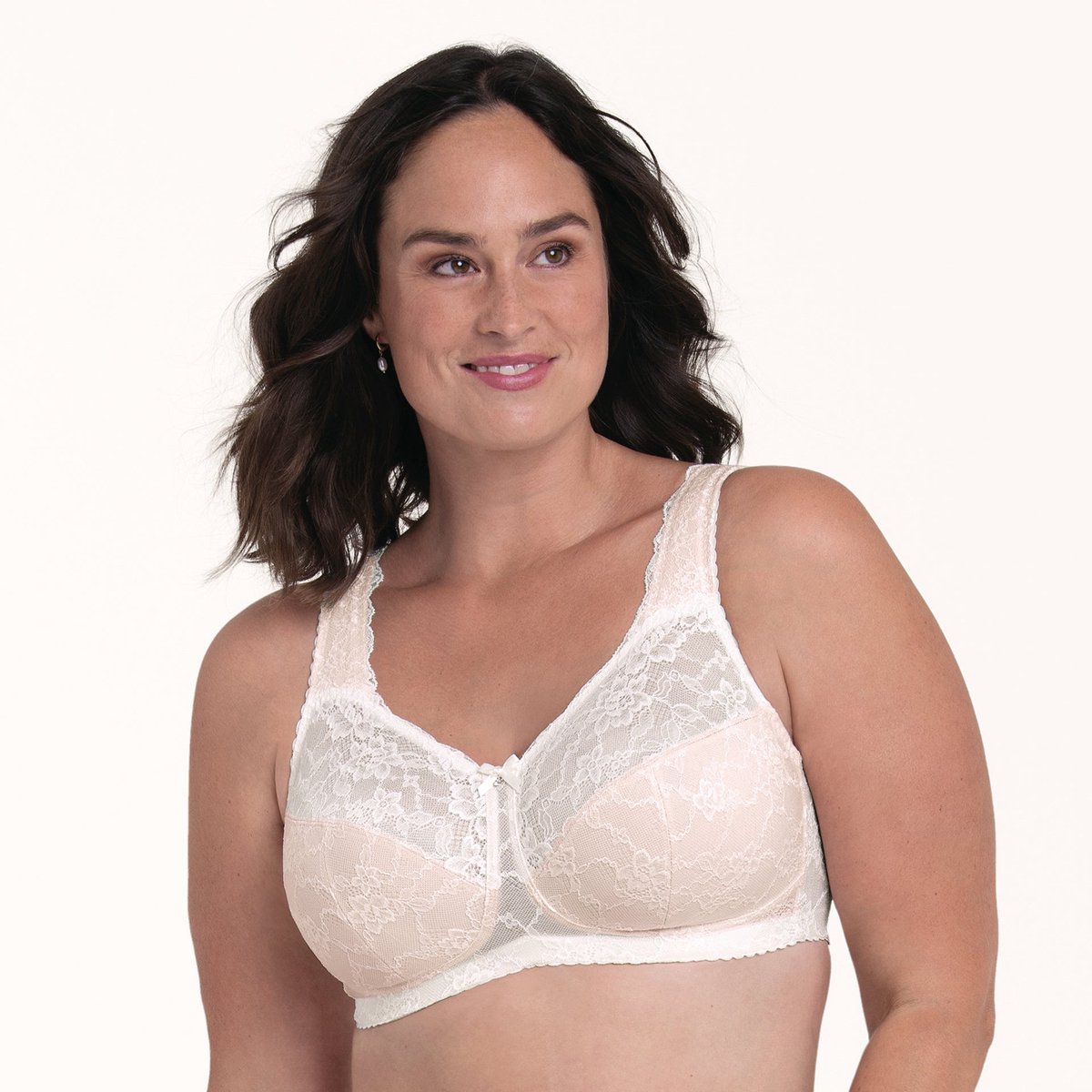 Rosa Faia Bobette Comfort BH Crystal - Wit