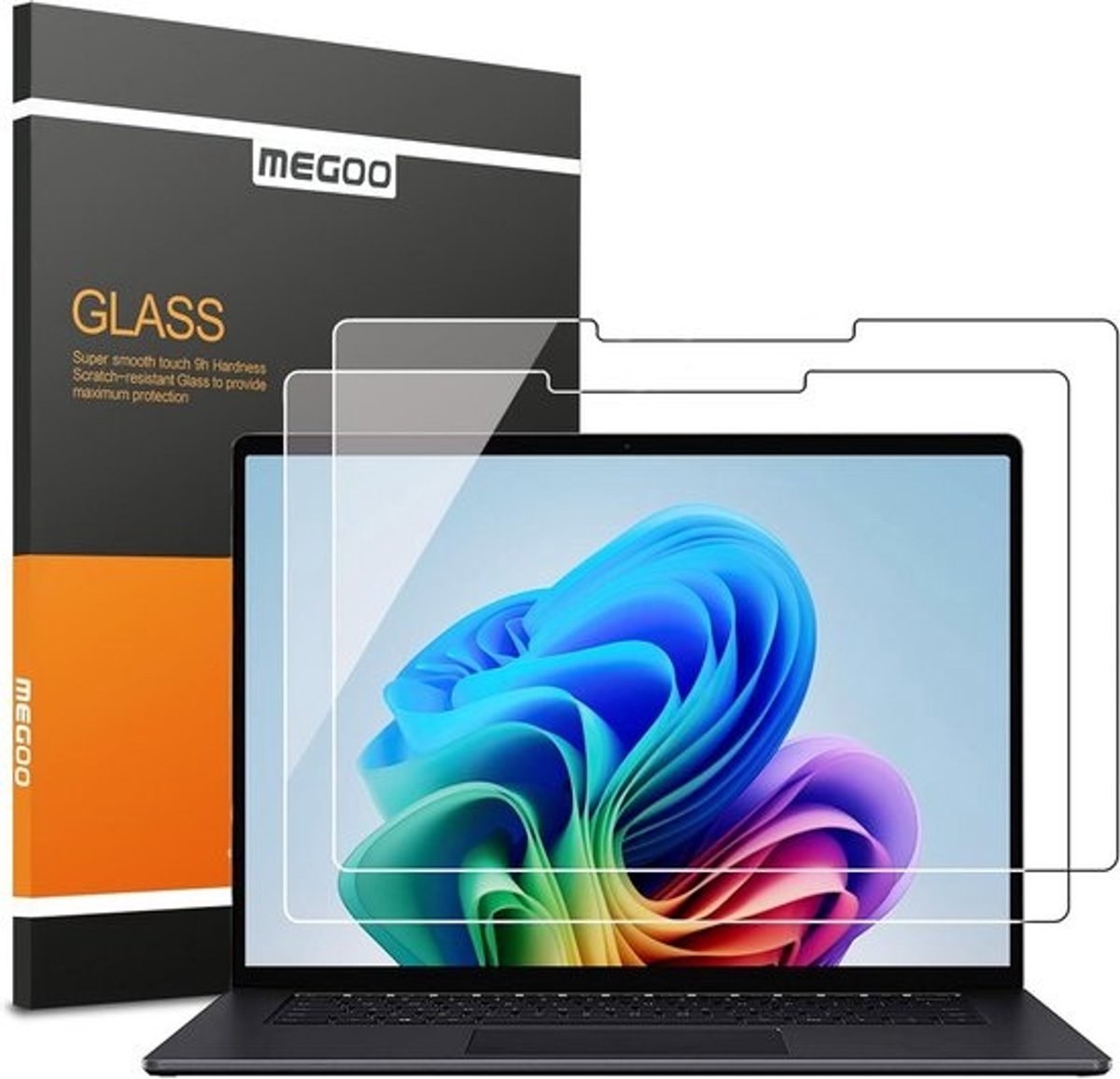 2 Pack Screen Protector voor Surface Laptop 7 - Krasbestendig, Hoge Gevoeligheid, Geen Bubbels, Ultra Helder