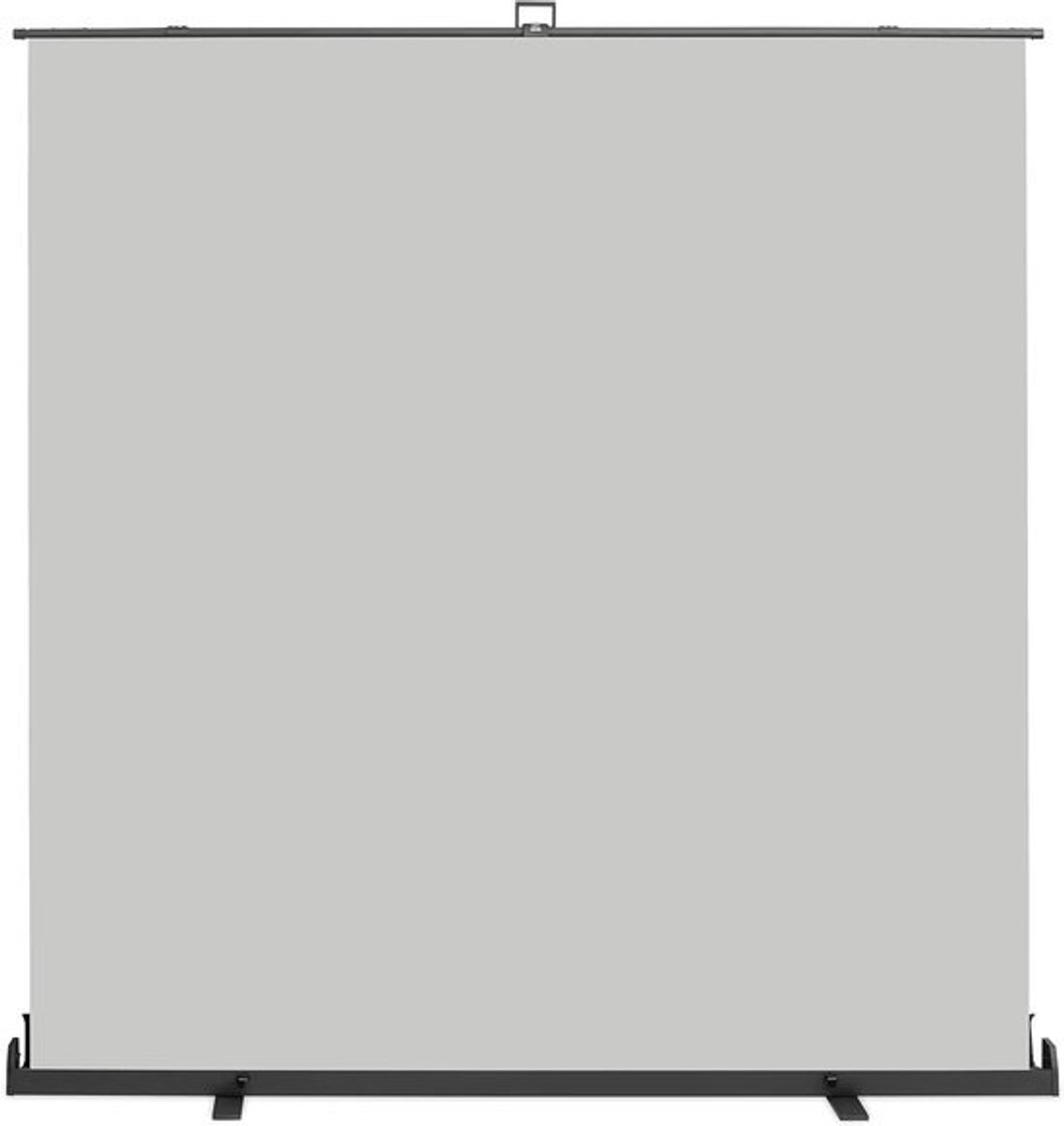 Roll-up Achtergrondscherm 210 x 220 cm Grijs voor Fotografie